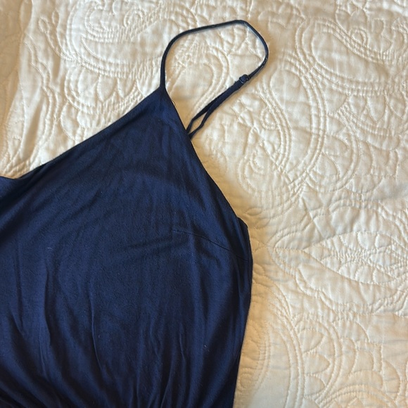Navy blue maxi dress - Picture 4 of 5